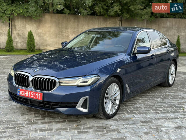 Синий БМВ 5 Серия, объемом двигателя 3 л и пробегом 246 тыс. км за 41500 $, фото 1 на Automoto.ua