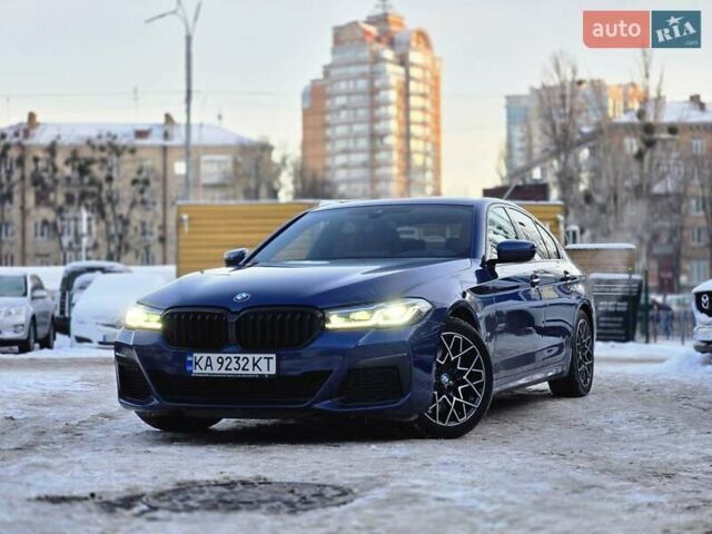 Синий БМВ 5 Серия, объемом двигателя 3 л и пробегом 99 тыс. км за 48500 $, фото 1 на Automoto.ua