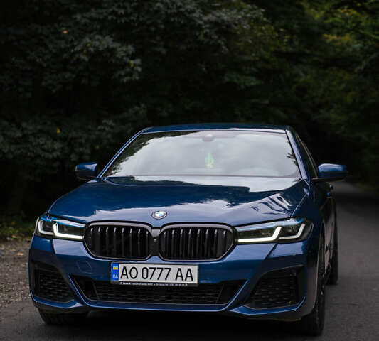 Синій БМВ 5 Серія, об'ємом двигуна 3 л та пробігом 173 тис. км за 55000 $, фото 1 на Automoto.ua