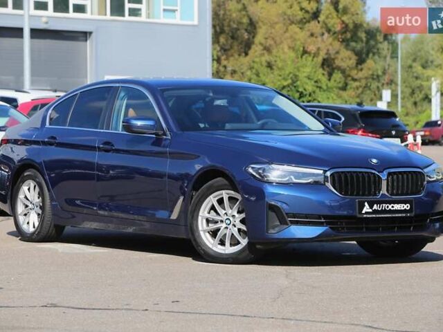 Синий БМВ 5 Серия, объемом двигателя 2 л и пробегом 52 тыс. км за 34900 $, фото 1 на Automoto.ua