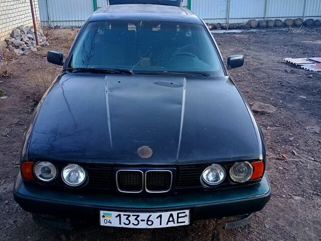 Синий БМВ 5 Серия, объемом двигателя 2.5 л и пробегом 500 тыс. км за 1100 $, фото 1 на Automoto.ua