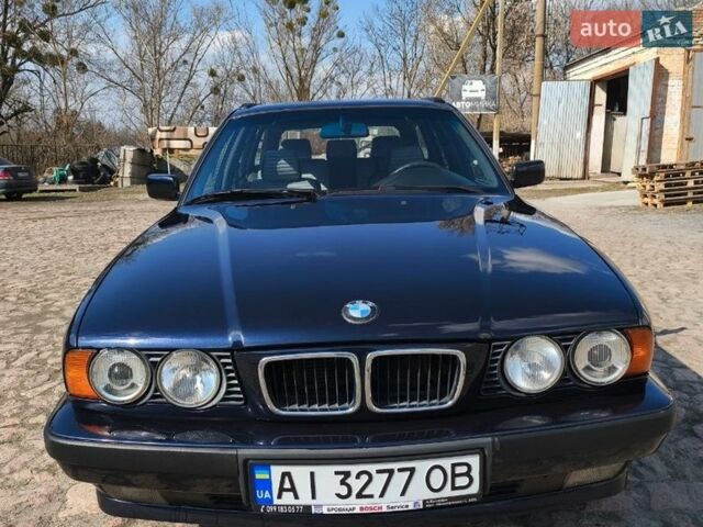 Синій БМВ 5 Серія, об'ємом двигуна 2 л та пробігом 205 тис. км за 5300 $, фото 1 на Automoto.ua
