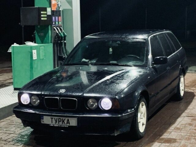 Синий БМВ 5 Серия, объемом двигателя 2 л и пробегом 603 тыс. км за 3100 $, фото 1 на Automoto.ua