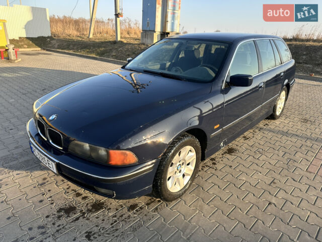 Синий БМВ 5 Серия, объемом двигателя 2.5 л и пробегом 460 тыс. км за 3300 $, фото 1 на Automoto.ua