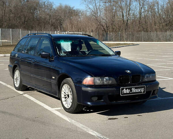 Синій БМВ 5 Серія, об'ємом двигуна 2.49 л та пробігом 465 тис. км за 3600 $, фото 1 на Automoto.ua