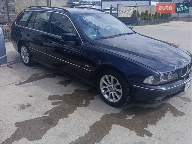 Синий БМВ 5 Серия, объемом двигателя 2.5 л и пробегом 253 тыс. км за 4300 $, фото 1 на Automoto.ua