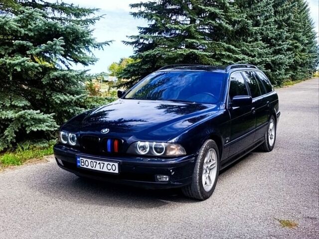 Синий БМВ 5 Серия, объемом двигателя 2.5 л и пробегом 328 тыс. км за 3700 $, фото 1 на Automoto.ua