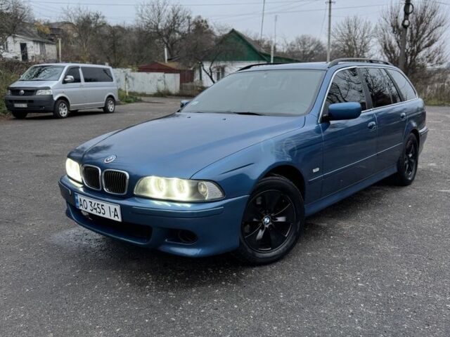 Синий БМВ 5 Серия, объемом двигателя 2 л и пробегом 368 тыс. км за 3950 $, фото 1 на Automoto.ua