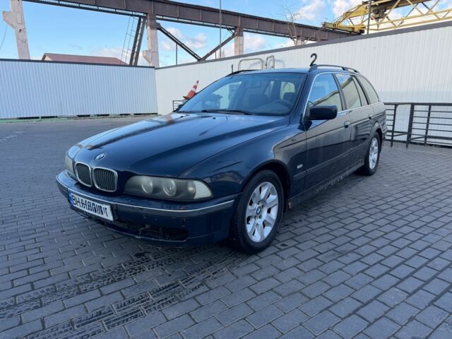 Синій БМВ 5 Серія, об'ємом двигуна 3 л та пробігом 396 тис. км за 4400 $, фото 1 на Automoto.ua