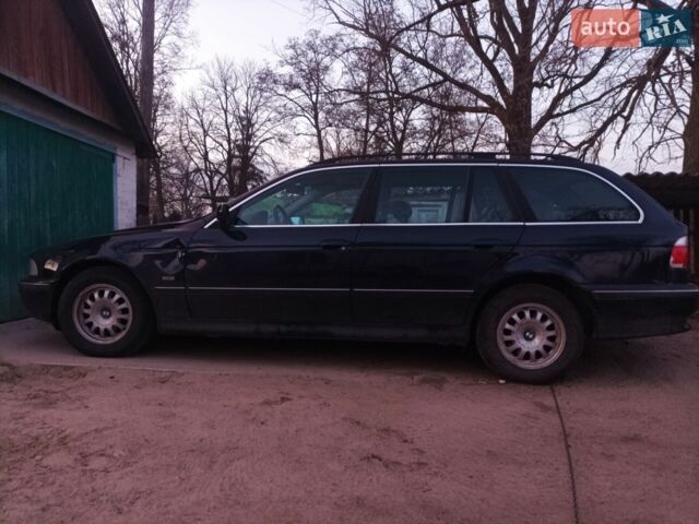 Синий БМВ 5 Серия, объемом двигателя 2.5 л и пробегом 252 тыс. км за 4200 $, фото 1 на Automoto.ua