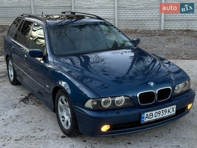 Синий БМВ 5 Серия, объемом двигателя 3 л и пробегом 402 тыс. км за 4600 $, фото 1 на Automoto.ua