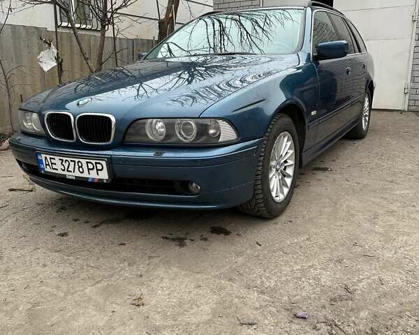 Синій БМВ 5 Серія, об'ємом двигуна 2.93 л та пробігом 390 тис. км за 6000 $, фото 1 на Automoto.ua