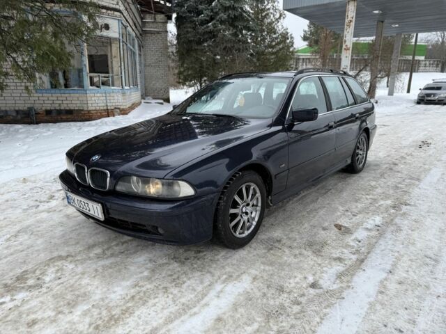 Синій БМВ 5 Серія, об'ємом двигуна 2 л та пробігом 380 тис. км за 3150 $, фото 1 на Automoto.ua