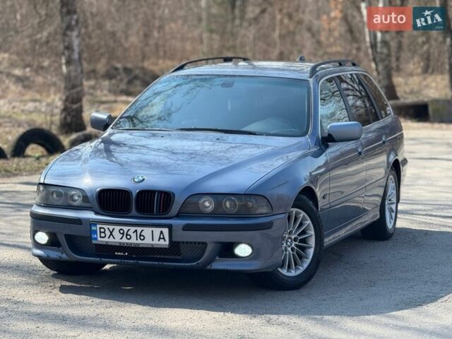 Синий БМВ 5 Серия, объемом двигателя 3 л и пробегом 350 тыс. км за 3850 $, фото 1 на Automoto.ua