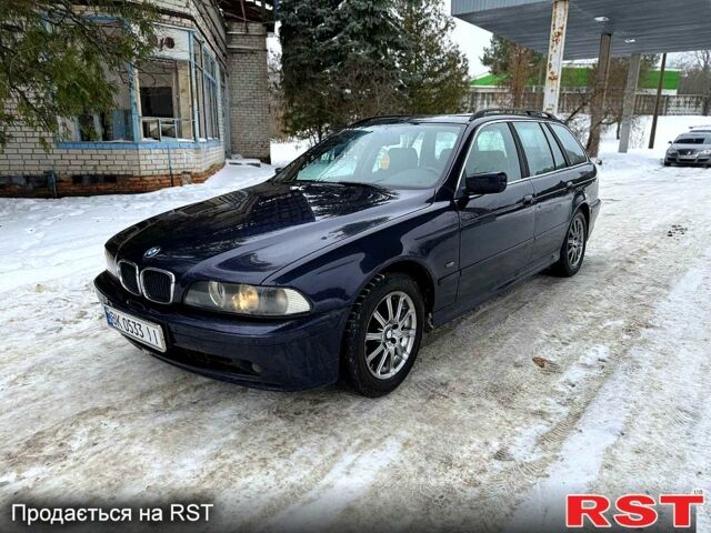 Синий БМВ 5 Серия, объемом двигателя 2 л и пробегом 384 тыс. км за 3450 $, фото 1 на Automoto.ua