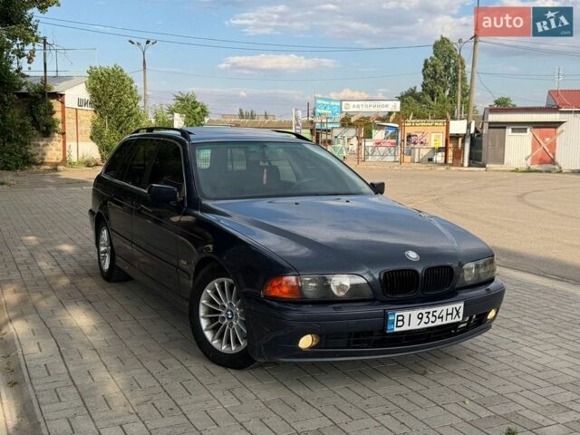 Синий БМВ 5 Серия, объемом двигателя 2.93 л и пробегом 370 тыс. км за 3800 $, фото 1 на Automoto.ua