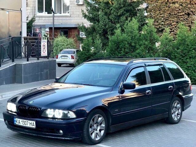 Синий БМВ 5 Серия, объемом двигателя 2.5 л и пробегом 495 тыс. км за 3750 $, фото 1 на Automoto.ua