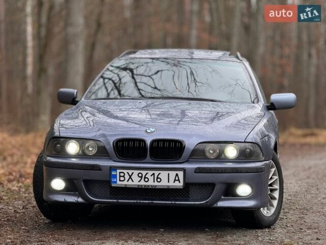 Синій БМВ 5 Серія, об'ємом двигуна 3 л та пробігом 380 тис. км за 3750 $, фото 1 на Automoto.ua