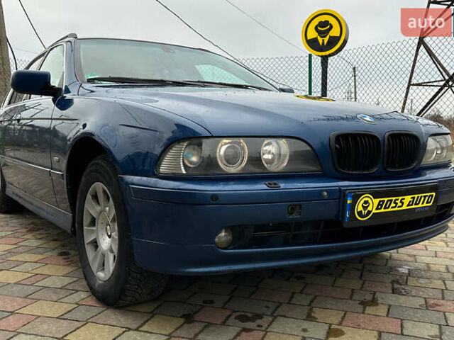 Синий БМВ 5 Серия, объемом двигателя 2.5 л и пробегом 239 тыс. км за 6100 $, фото 1 на Automoto.ua