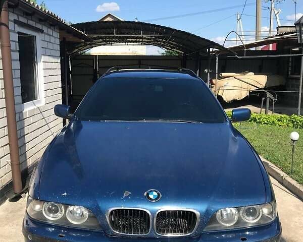 Синий БМВ 5 Серия, объемом двигателя 2.93 л и пробегом 487 тыс. км за 4200 $, фото 1 на Automoto.ua