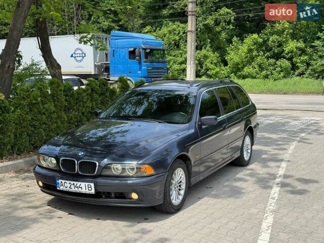 Синий БМВ 5 Серия, объемом двигателя 2.5 л и пробегом 350 тыс. км за 4700 $, фото 1 на Automoto.ua