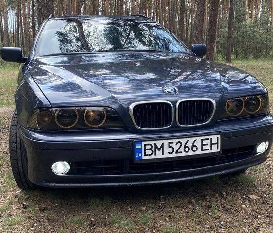 Синій БМВ 5 Серія, об'ємом двигуна 2 л та пробігом 366 тис. км за 7500 $, фото 1 на Automoto.ua