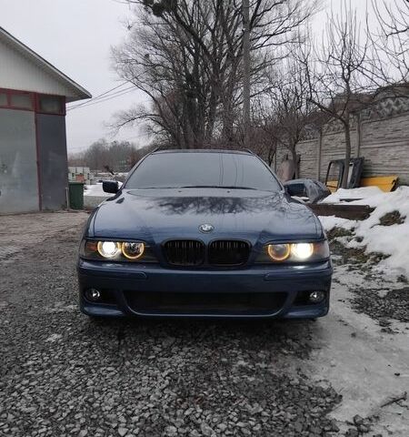 Синий БМВ 5 Серия, объемом двигателя 2.5 л и пробегом 420 тыс. км за 5700 $, фото 1 на Automoto.ua