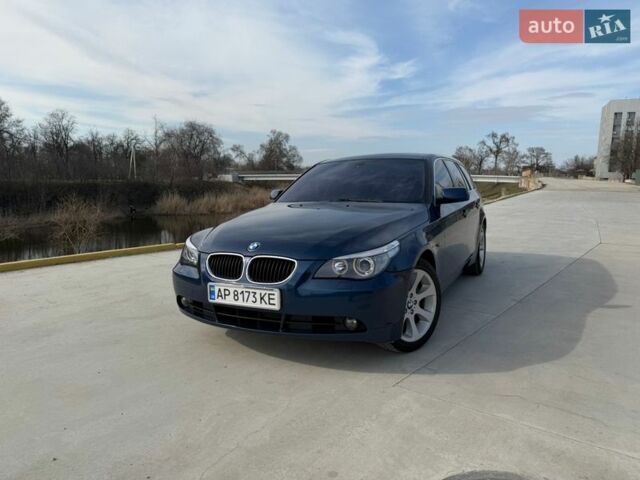 Синий БМВ 5 Серия, объемом двигателя 3 л и пробегом 404 тыс. км за 9500 $, фото 1 на Automoto.ua