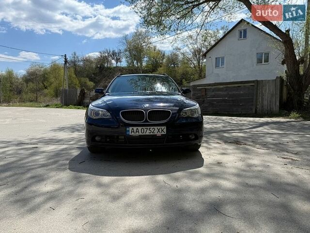 Синий БМВ 5 Серия, объемом двигателя 2.99 л и пробегом 377 тыс. км за 10100 $, фото 1 на Automoto.ua