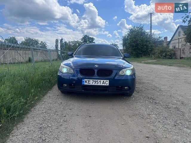 Синий БМВ 5 Серия, объемом двигателя 2.5 л и пробегом 378 тыс. км за 5800 $, фото 1 на Automoto.ua