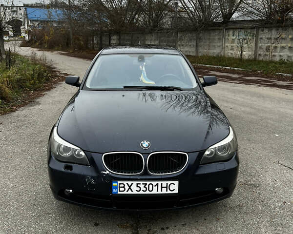 Синий БМВ 5 Серия, объемом двигателя 3 л и пробегом 345 тыс. км за 8500 $, фото 1 на Automoto.ua