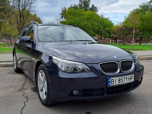 Синій БМВ 5 Серія, об'ємом двигуна 3 л та пробігом 412 тис. км за 10200 $, фото 1 на Automoto.ua