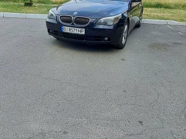 Синий БМВ 5 Серия, объемом двигателя 3 л и пробегом 405 тыс. км за 10500 $, фото 1 на Automoto.ua