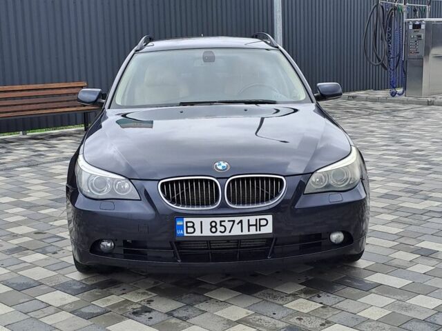 Синий БМВ 5 Серия, объемом двигателя 3 л и пробегом 405 тыс. км за 10500 $, фото 1 на Automoto.ua