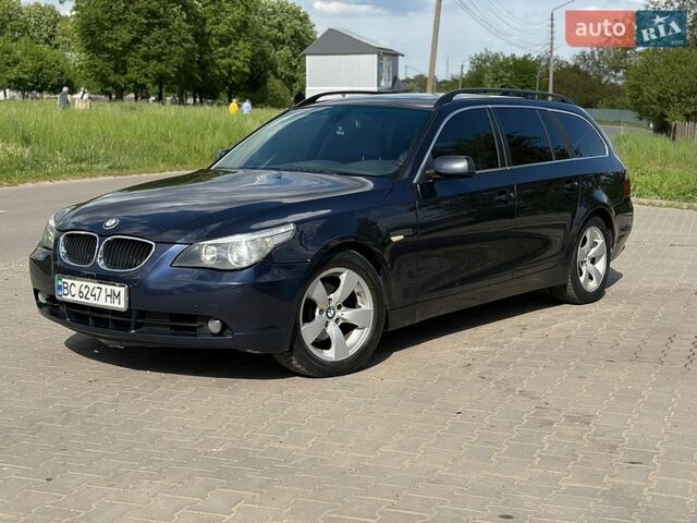 Синий БМВ 5 Серия, объемом двигателя 2.5 л и пробегом 361 тыс. км за 5500 $, фото 1 на Automoto.ua
