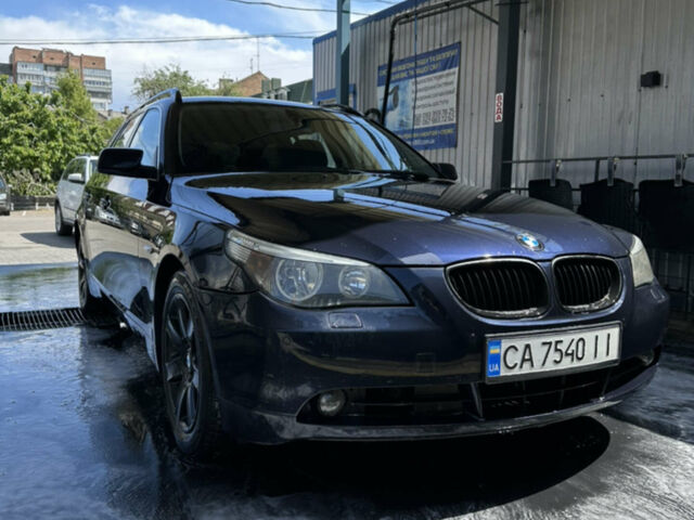 Синий БМВ 5 Серия, объемом двигателя 2.5 л и пробегом 305 тыс. км за 8200 $, фото 1 на Automoto.ua