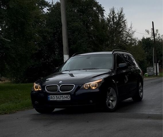 Синий БМВ 5 Серия, объемом двигателя 2.5 л и пробегом 363 тыс. км за 8200 $, фото 1 на Automoto.ua