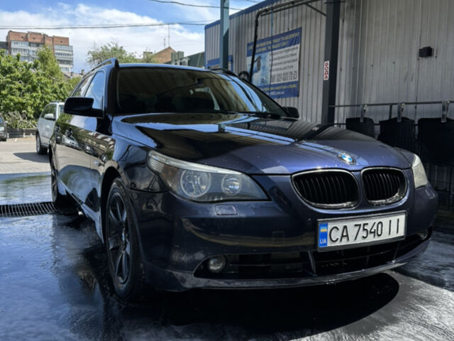 Синий БМВ 5 Серия, объемом двигателя 2.5 л и пробегом 305 тыс. км за 8200 $, фото 1 на Automoto.ua