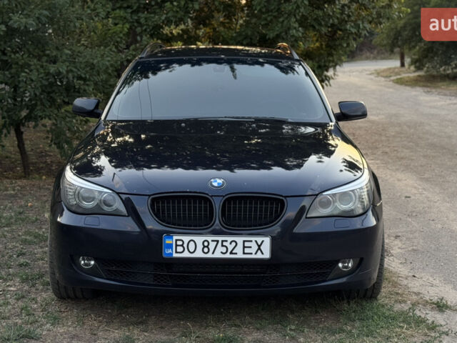 Синий БМВ 5 Серия, объемом двигателя 3 л и пробегом 363 тыс. км за 7500 $, фото 1 на Automoto.ua