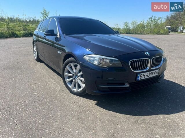 Синий БМВ 5 Серия, объемом двигателя 2 л и пробегом 260 тыс. км за 12700 $, фото 1 на Automoto.ua