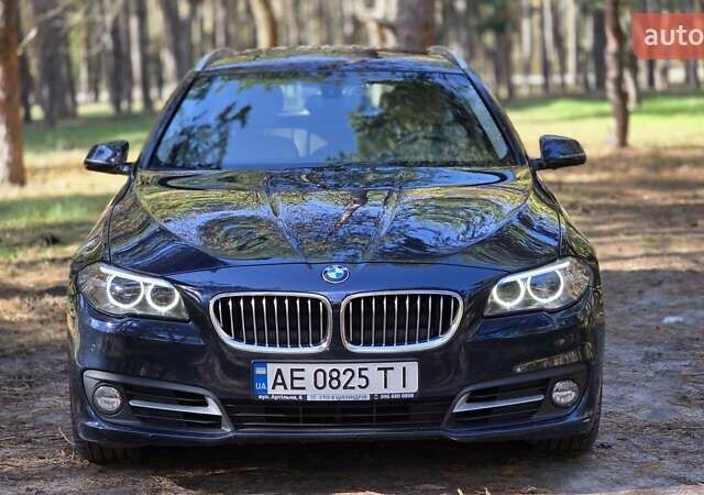 Синий БМВ 5 Серия, объемом двигателя 2 л и пробегом 230 тыс. км за 18500 $, фото 1 на Automoto.ua