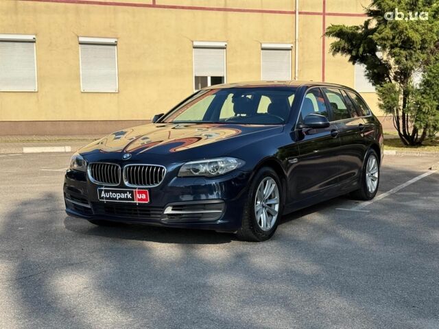 Синий БМВ 5 Серия, объемом двигателя 2 л и пробегом 137 тыс. км за 17990 $, фото 1 на Automoto.ua