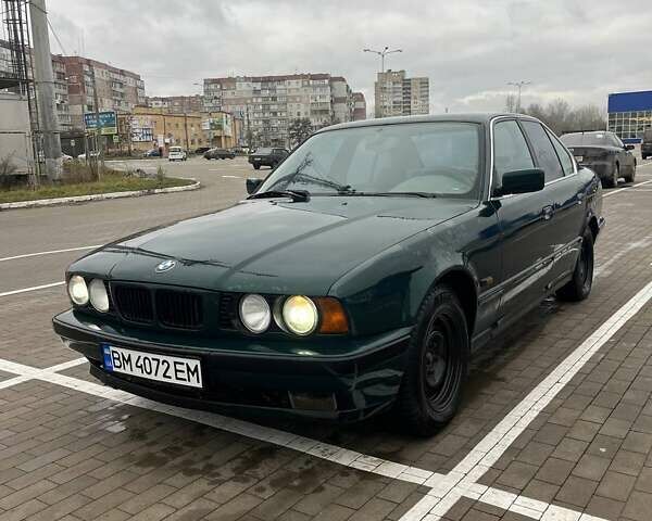 Зеленый БМВ 5 Серия, объемом двигателя 2.5 л и пробегом 420 тыс. км за 3300 $, фото 1 на Automoto.ua