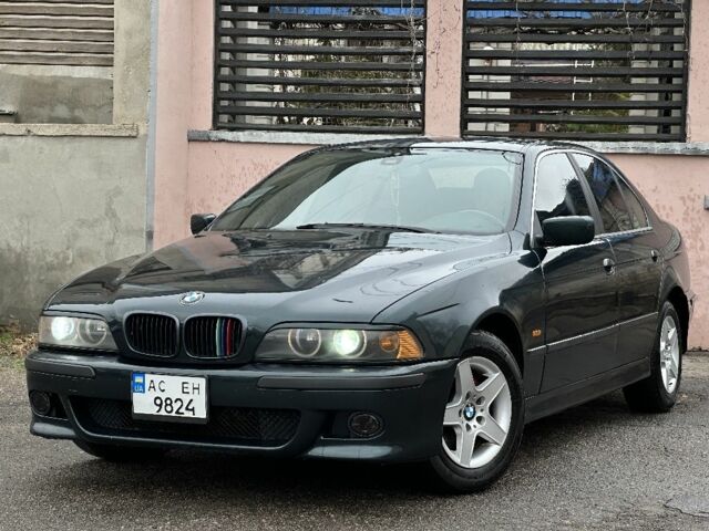 Зеленый БМВ 5 Серия, объемом двигателя 2 л и пробегом 370 тыс. км за 4150 $, фото 1 на Automoto.ua