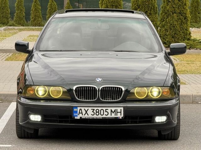 Зеленый БМВ 5 Серия, объемом двигателя 3.4 л и пробегом 355 тыс. км за 9000 $, фото 1 на Automoto.ua