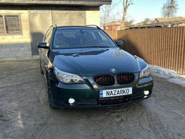 Зеленый БМВ 5 Серия, объемом двигателя 2.5 л и пробегом 370 тыс. км за 4100 $, фото 1 на Automoto.ua