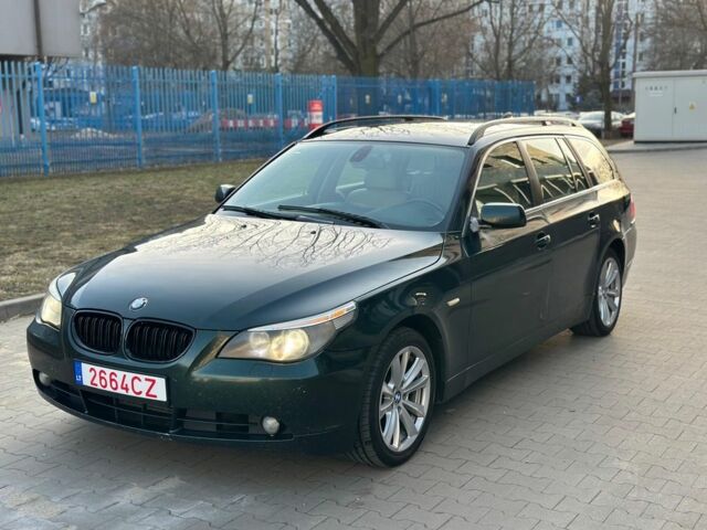 Зеленый БМВ 5 Серия, объемом двигателя 2.5 л и пробегом 350 тыс. км за 3200 $, фото 1 на Automoto.ua