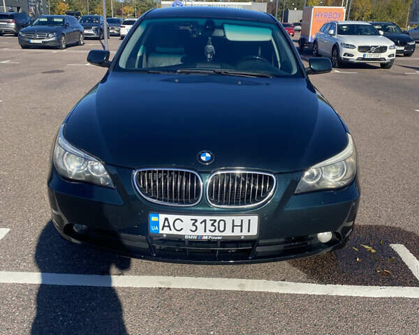 Зеленый БМВ 5 Серия, объемом двигателя 2.5 л и пробегом 340 тыс. км за 8000 $, фото 1 на Automoto.ua