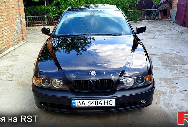 Черный БМВ 5-series, объемом двигателя 2.2 л и пробегом 290 тыс. км за 3700 $, фото 1 на Automoto.ua
