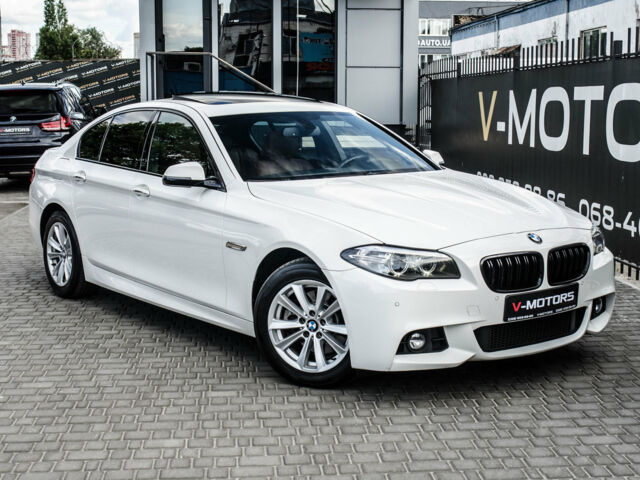 Білий БМВ 520, об'ємом двигуна 2 л та пробігом 160 тис. км за 21777 $, фото 1 на Automoto.ua